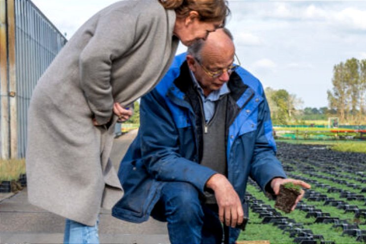 Van de taxi naar de plantenkwekerij Van de taxi naar de plantenkwekerij