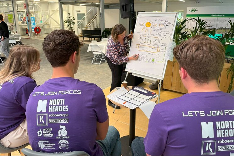Studenten hacken de tuinbouwsector Studenten hacken de tuinbouwsector
