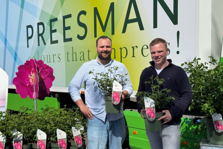 Nieuwe generatie Preesman start met rozen